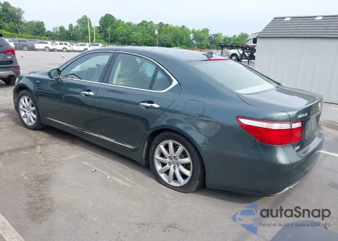 2007 Lexus Ls 460 from USA, damaged, VIN JTHBL46F475037017